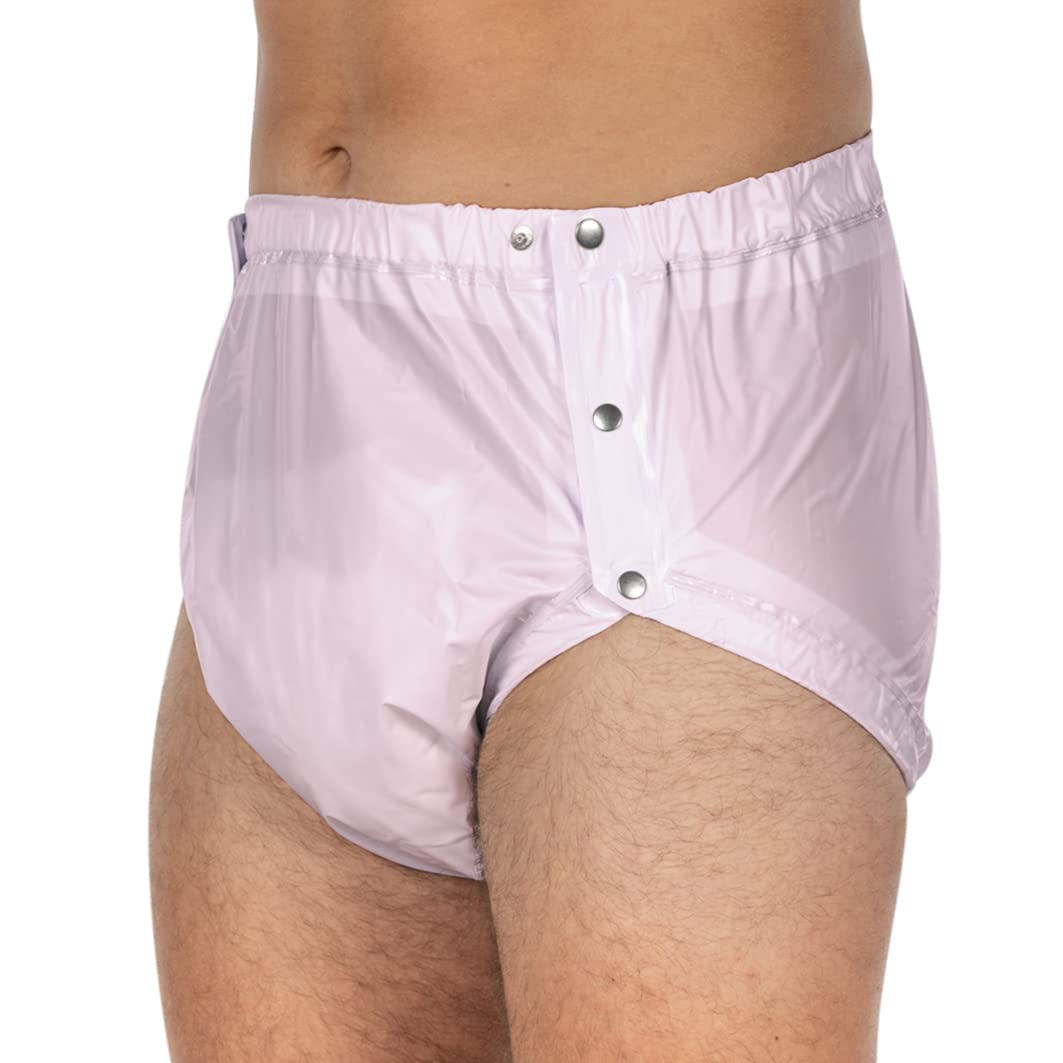 Suprima Inkontynenz PCV majtki guzikowe art. 1-249-001 (unisex) - rozm. XL - białe