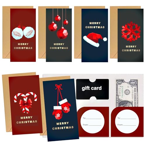 Cartes de Noël amusantes pour offrir des chèques ou de l'argent de façon originale