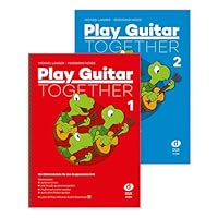 Play Guitar Together Band 1 und Band 2 (D 3505, D 3506, 9783868492620, 9783868492637) + Poliertuch aus Mikrofaser + 2 Gitarrenpleks (Starterset)