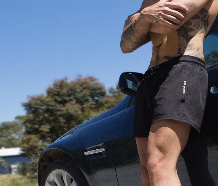 maytopia Men’s Athletic Running Shorts 5 Inch Quick Dry Workout Gym Shorts Lightweight Bodybuilding Pants with Pockets - Image 6