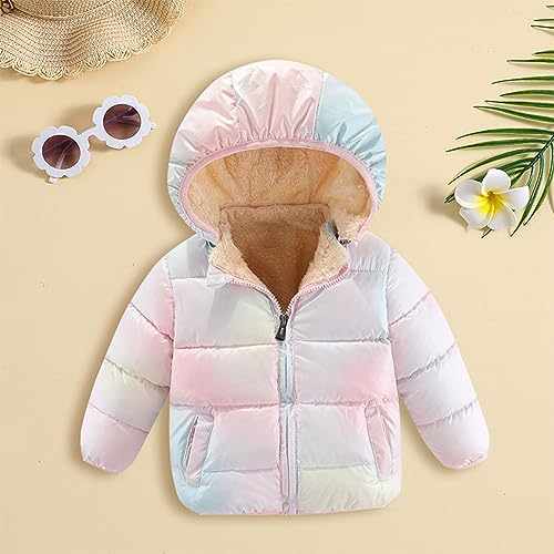 Toddler Kids Boys Girls Winter Coats Jacket Clothes Outwear Overcoat Hooded Thicken Warm Fleece Baby Snowsuit3