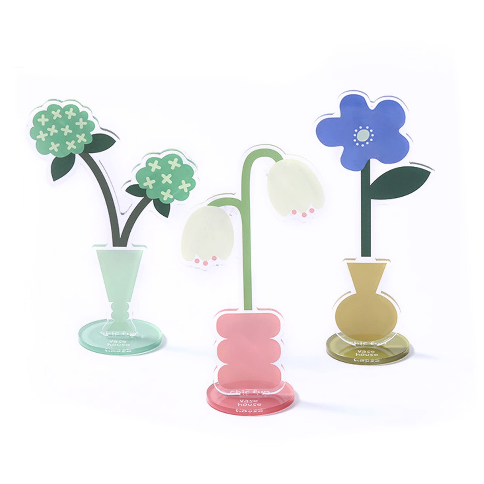 6 Pcs Flower Table Card Holders - Wooden Memo Photo Display Clip Stands For Weddings, Parties, Desk Decor (3x6.9in) - View #4