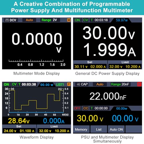 Alimentation de laboratoire stabilisée 30V 10A haute précision DC310Pro USB programmable
