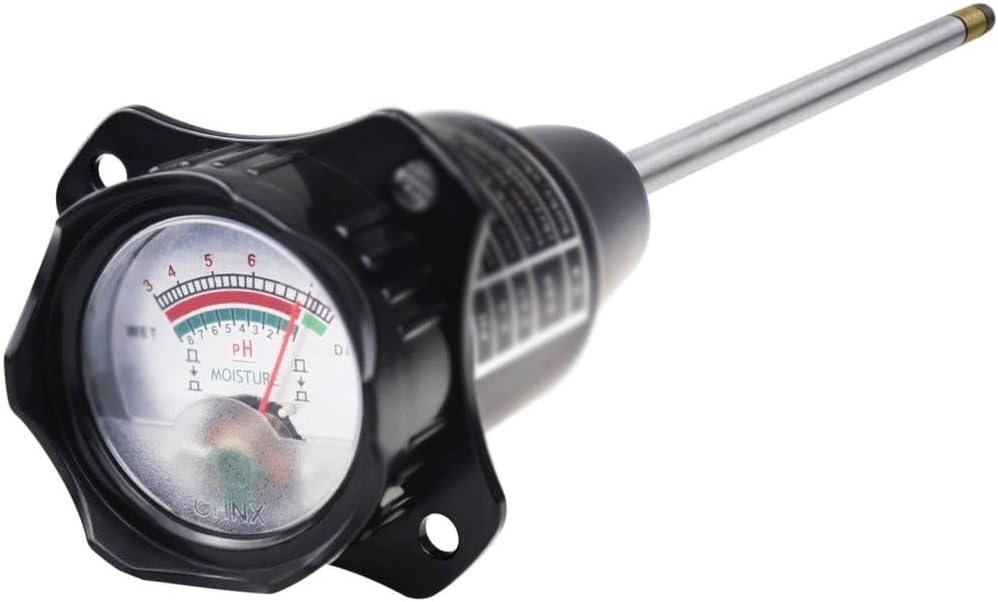 Portable Soil pH Meter, Light Meter, Garden Two in Soil Acidity Meter, pH Pen, Soil Meter