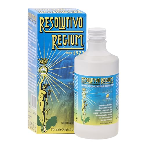 PLAMECA Resolutivo Regium, Fórmula Patentada con 8 plantas medicinales Sabor Limón, 600 ml