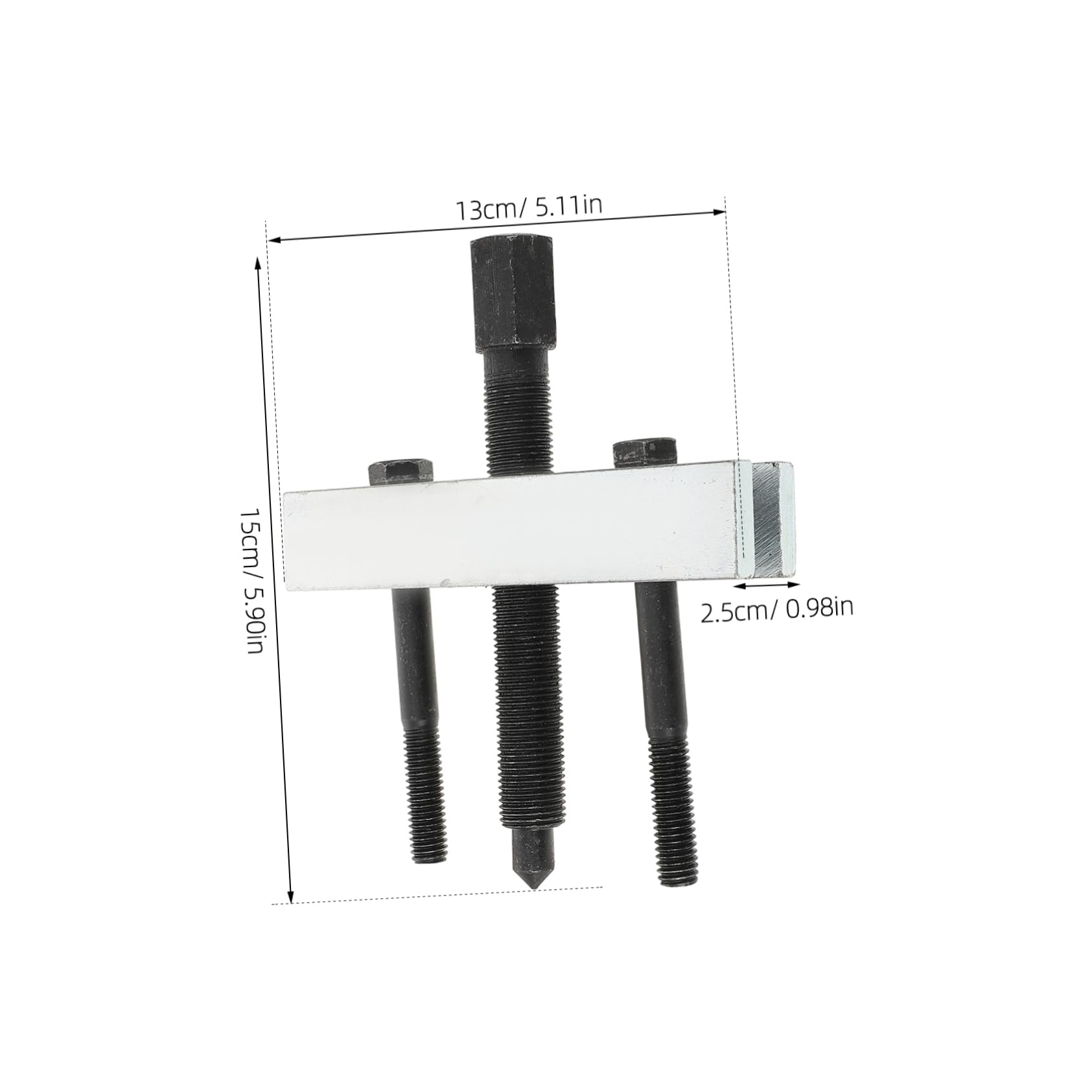 Ciieeo Extracteur Acier de Manivelle Poulie de pour Mécanique Auto