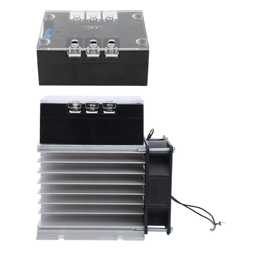 Soft Start Controller Motor componenti elettronici moduli Attrezzature per sistemi di trasporto merci Motori Start Board Trifase TSR-80WA-R1 8KW Regolatore motore CA per ventole[Overall (Module + R