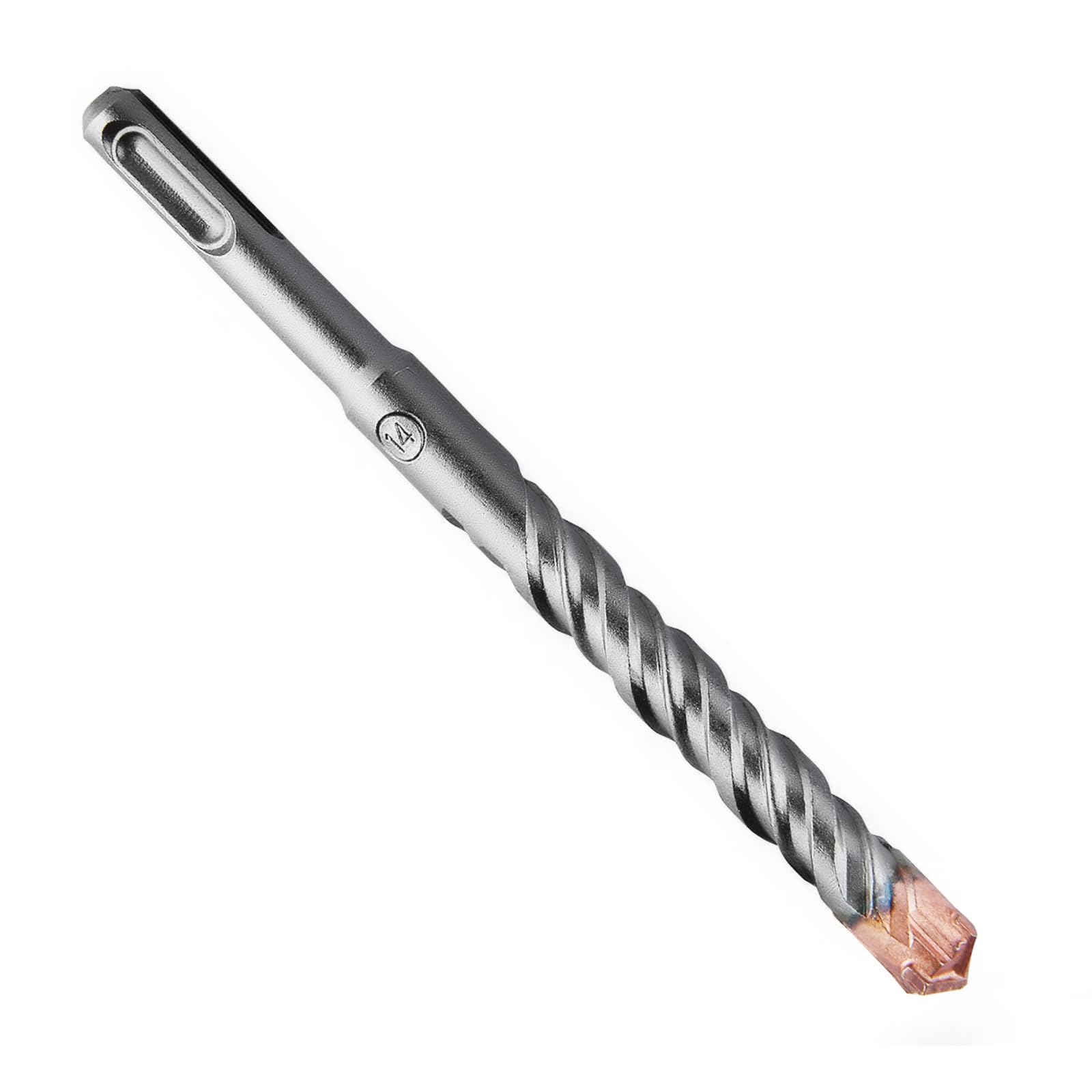 SUQIN SDS Plus Hammer Drill Bits 14mm*160mm Professional Tungsten Cross Tip Rotary Impact Drill bit,SDS Masonry Drill bit for Brick Concrete