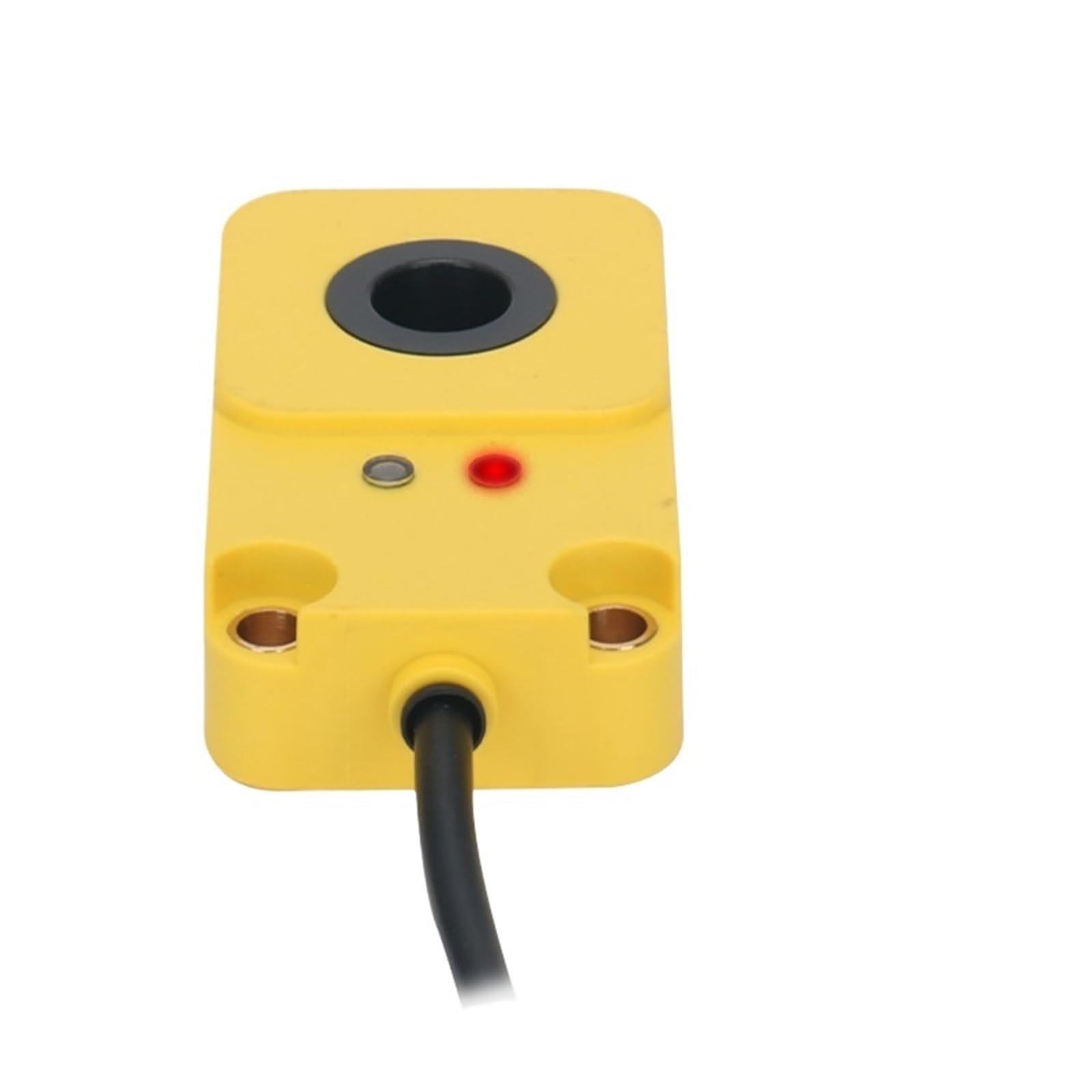 1 szt. Pierścień czujnik zbliżeniowy 12-24VDC IP67 wodoodporny typ indukcyjny Wykrywanie liczby metali NPN lub PNP (przysłona 8 mm NPN)