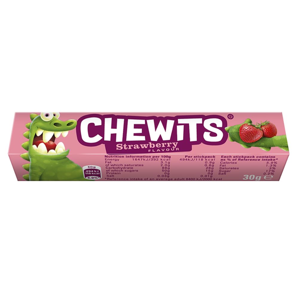 Chewits Strawberry, 40 Count