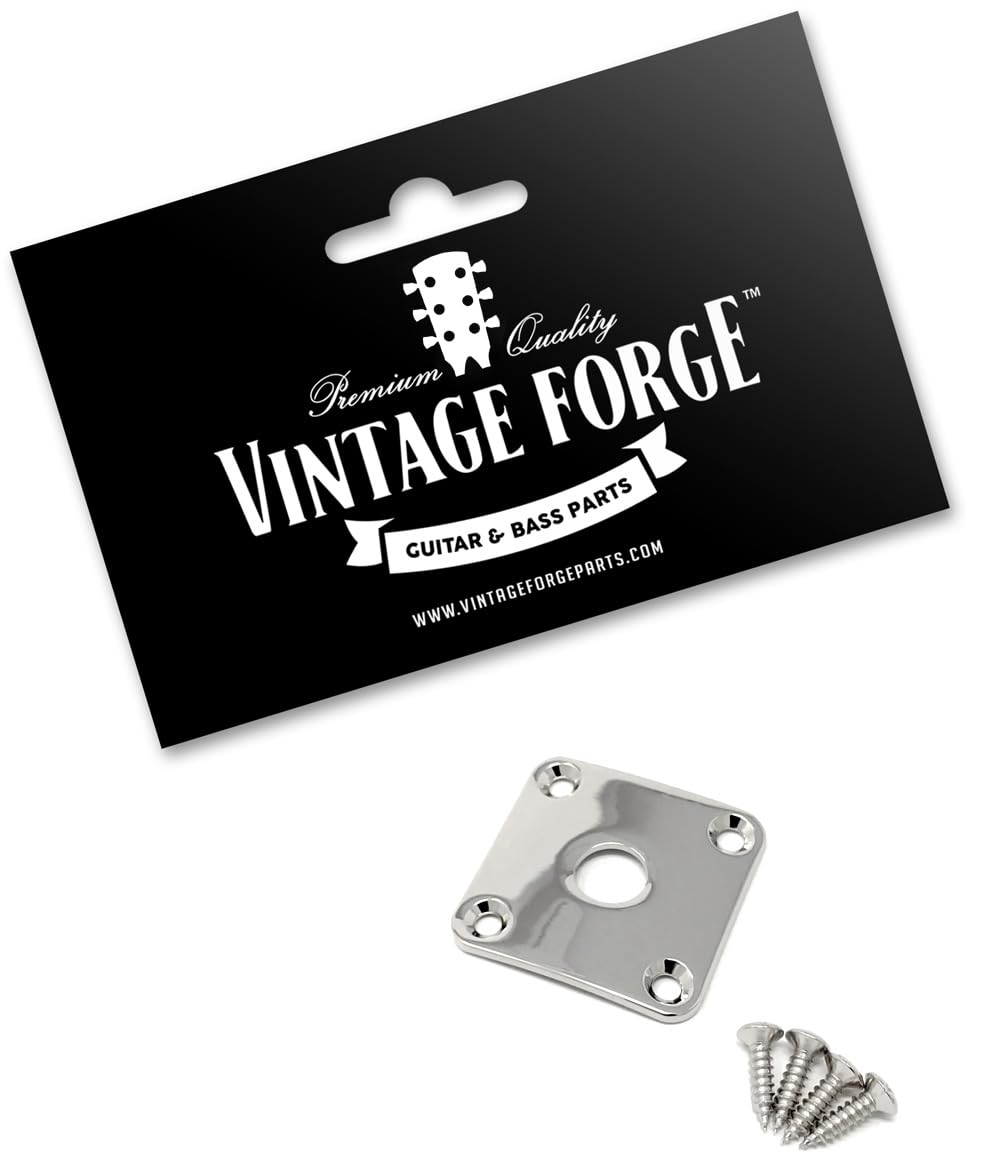 Amazon.com: Vintage Forge Nickel Metal Jack Plate compatible with