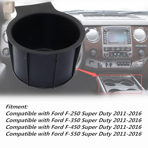 Insertos de caucho para portavasos Priprilod compatible Ford Super Duty miniatura 4