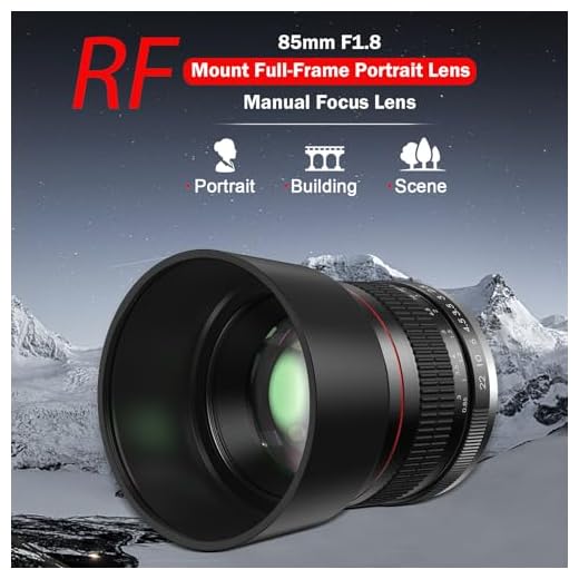 85mm f1.8 Portrait Lens for Canon RF