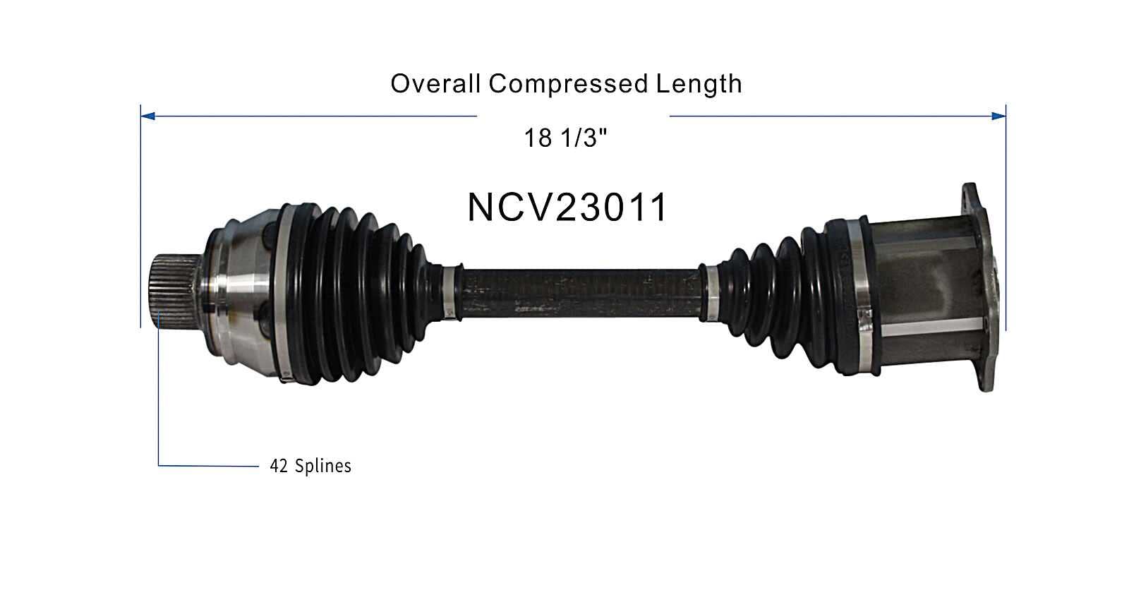 Amazon.com: GSP NCV23011 CV Axle Shaft Assembly - Left or Right