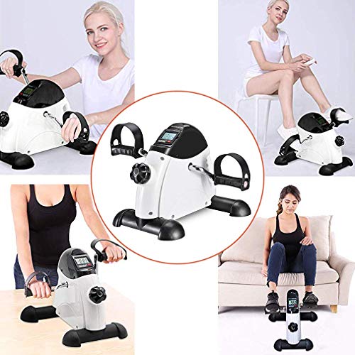 Image of Under Desk Bike Pedal Exerciser Portable Home Exercise Bike Pedal Exerciser Foot Peddler Portable Therapy Bicycle Leg Peddler Portable Mini Cycle Bike for Hands Arm Trainer