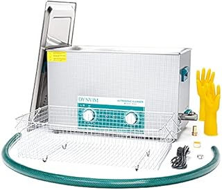 Ultrasonic Cleaner - DYNVIM 30L Ultrasonic Carburetor Cleaner,Sonic Cleaner,Ultrasound Gun,Lab Tool,Carburetor,Oil Filter,Engine Parts Cleaning Machine with Analog Timer and Heater(7.92Gal-30L)