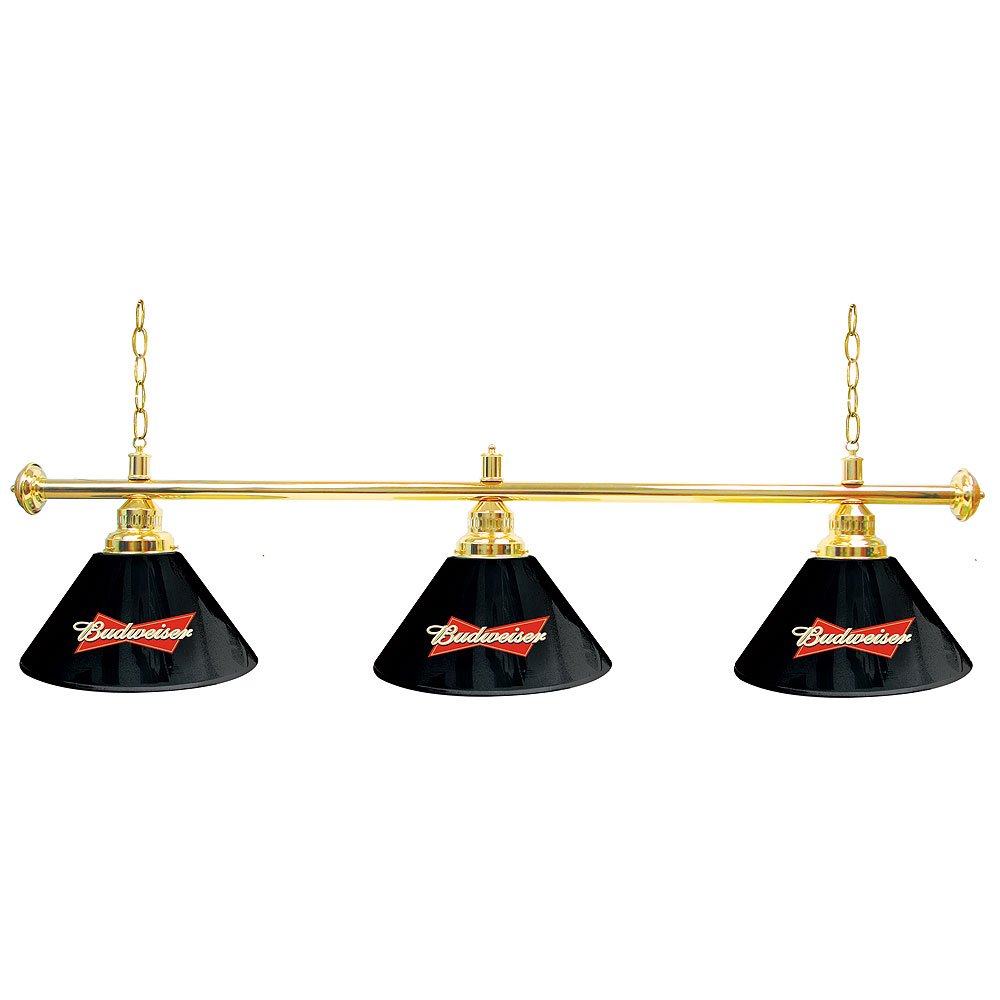 Amazon.com: 3-Shade Hanging Lamp - Budweiser Bowtie 60-Inch Light 