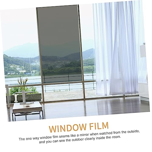 Vinilo para ventana privacidad DOITOOL 200x45 cm negro miniatura 6