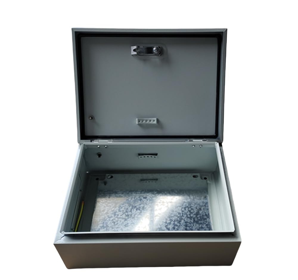 Steel Electrical Enclosure 12" x 10" x 6" Steel Electrical Box, IP65 Waterproof & Dustproof, Outdoor/Indoor Electrical Junction Box (12" x 10" x 6")