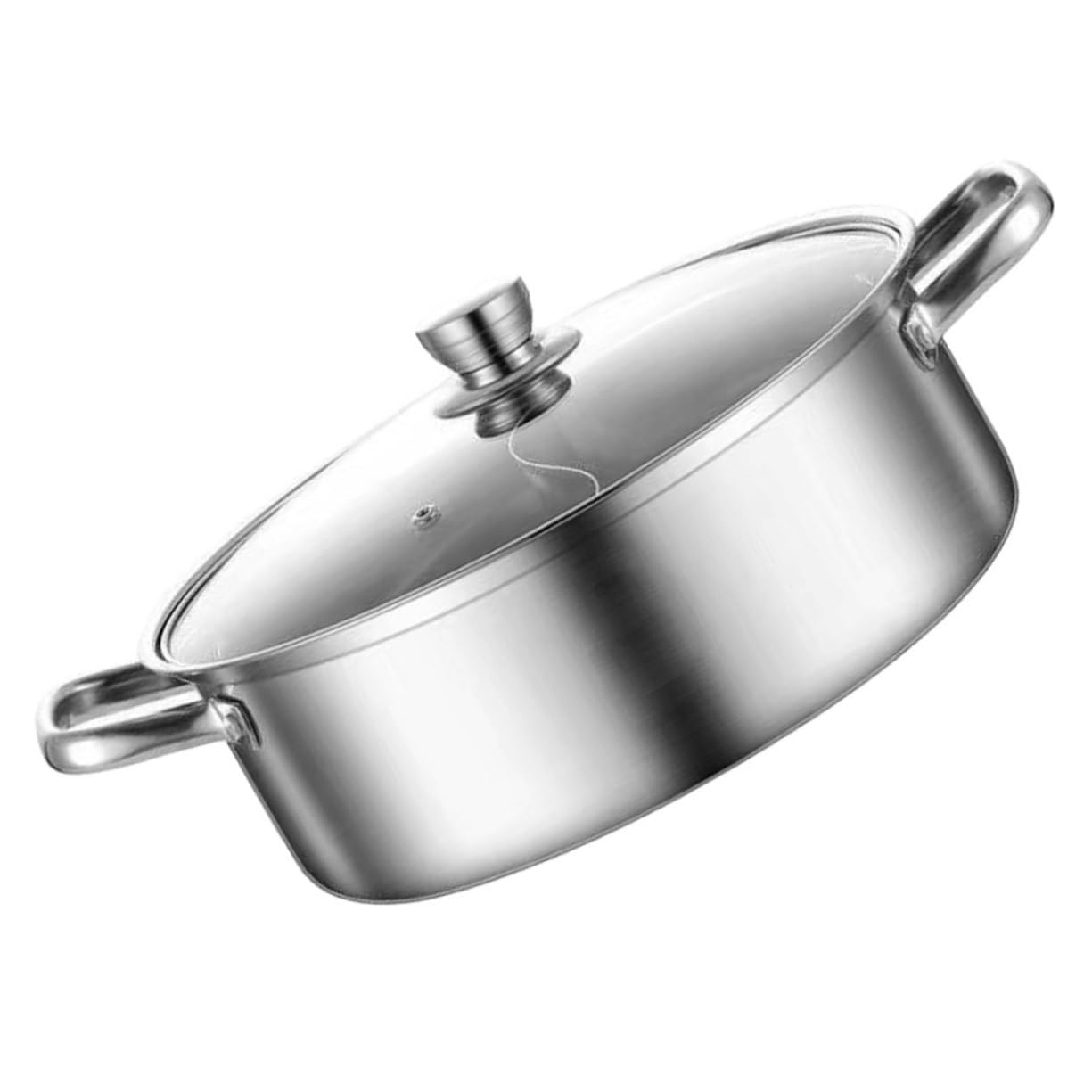 Casserole inox capacité marmite faitout de cuisine pour hot pot familial