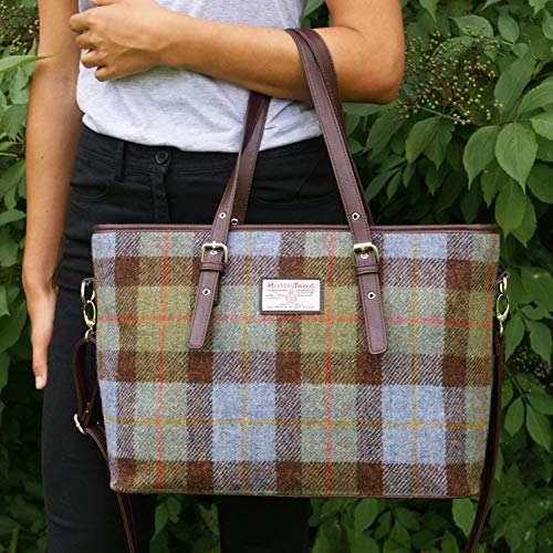 Tote Bag Large Harris Tweed Tartan Tweeds miniatura 2