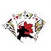 Japanischer Samurai Sakura Outline Asien Poker Spielmagische Karte Fun Brettspiel