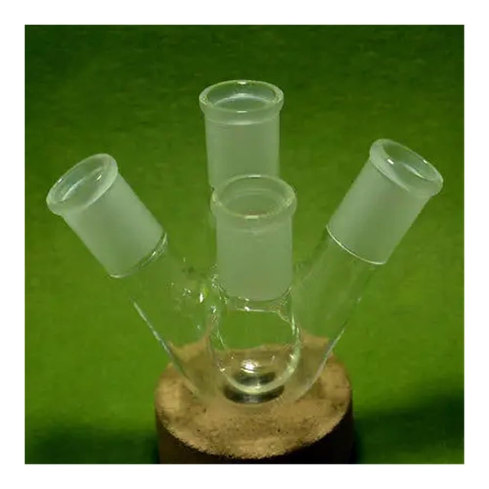 Ballon à fond rond 4 cols de 100 ml, joint 24/40, paroi épaisse, ballon en verrerie laboratoire Équipements de laboratoire