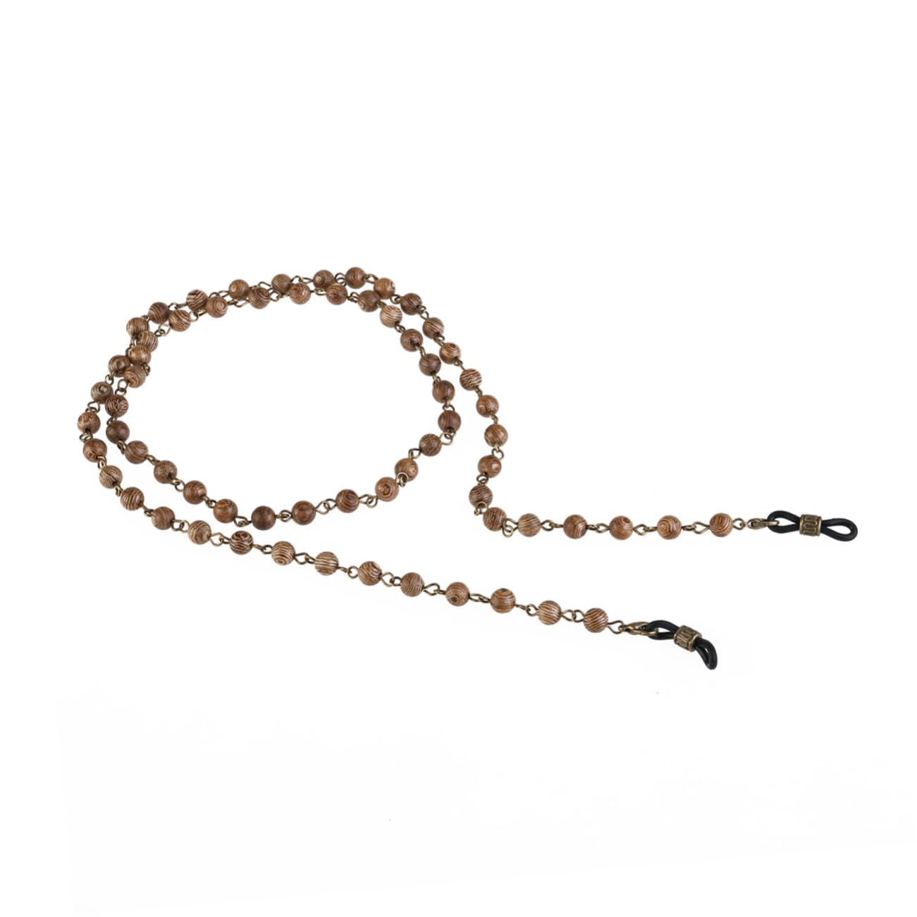 LIFKOME 2piezas Cadena De Gafas De Madera Natural De Pollo Soporte De Cuello Para Gafas y Accesorio De Moda Para Mujer y Hombre
