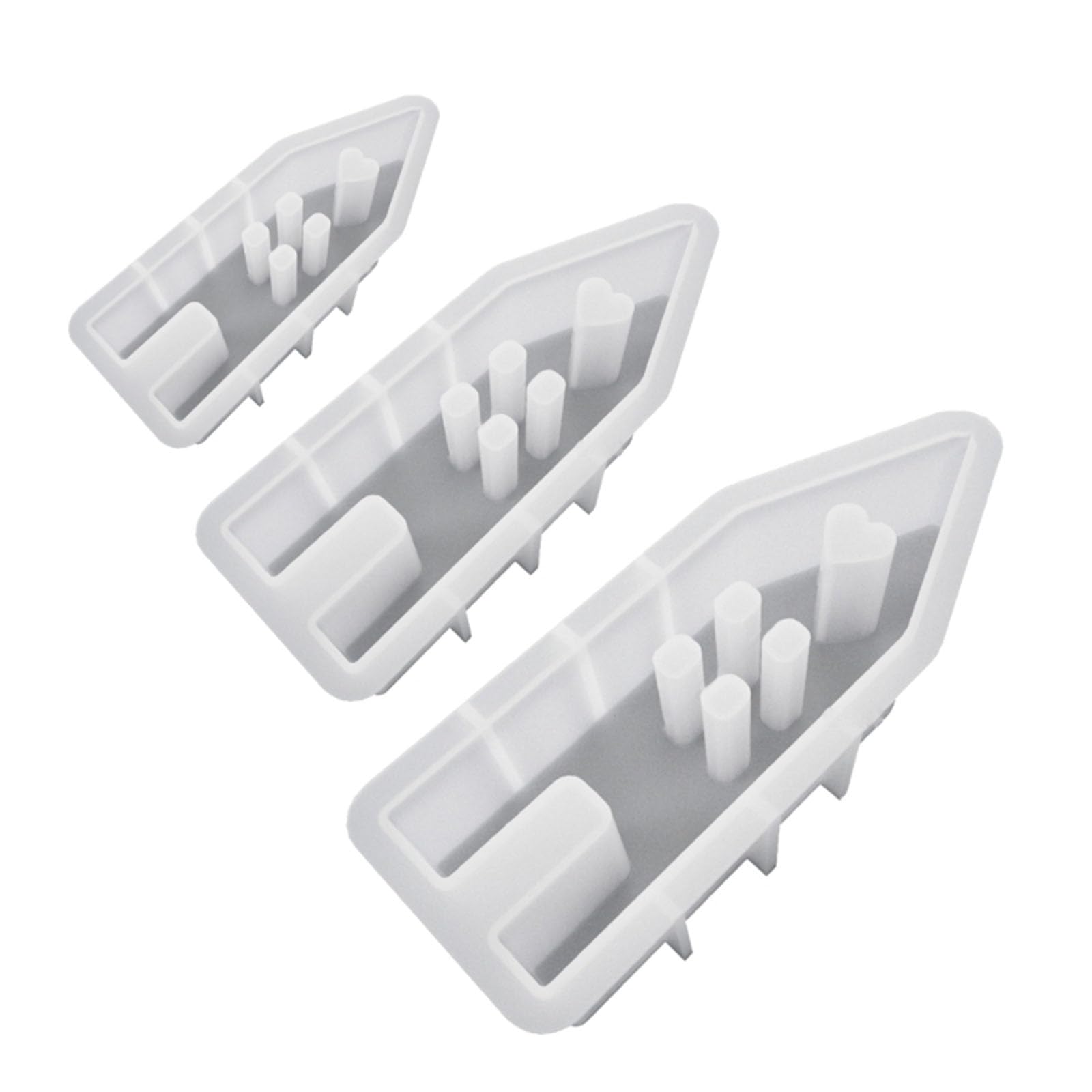 Oxxggkao 3 Pieces Houses Mold House with Window Silicone Scented Epoxy Resin Mold for Home Decor