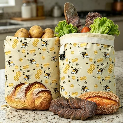 Conservadora para pan reutilizable de frutas para cocina hogar apartamento 4