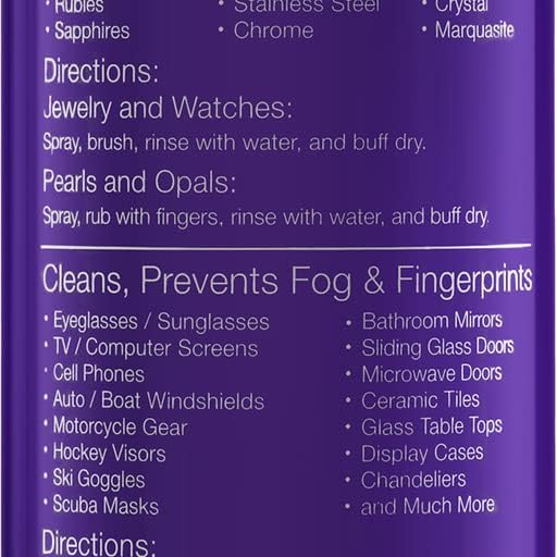 Razzle Dazzle Jewelry, Watch & Glass Cleaner Refill Bottle
