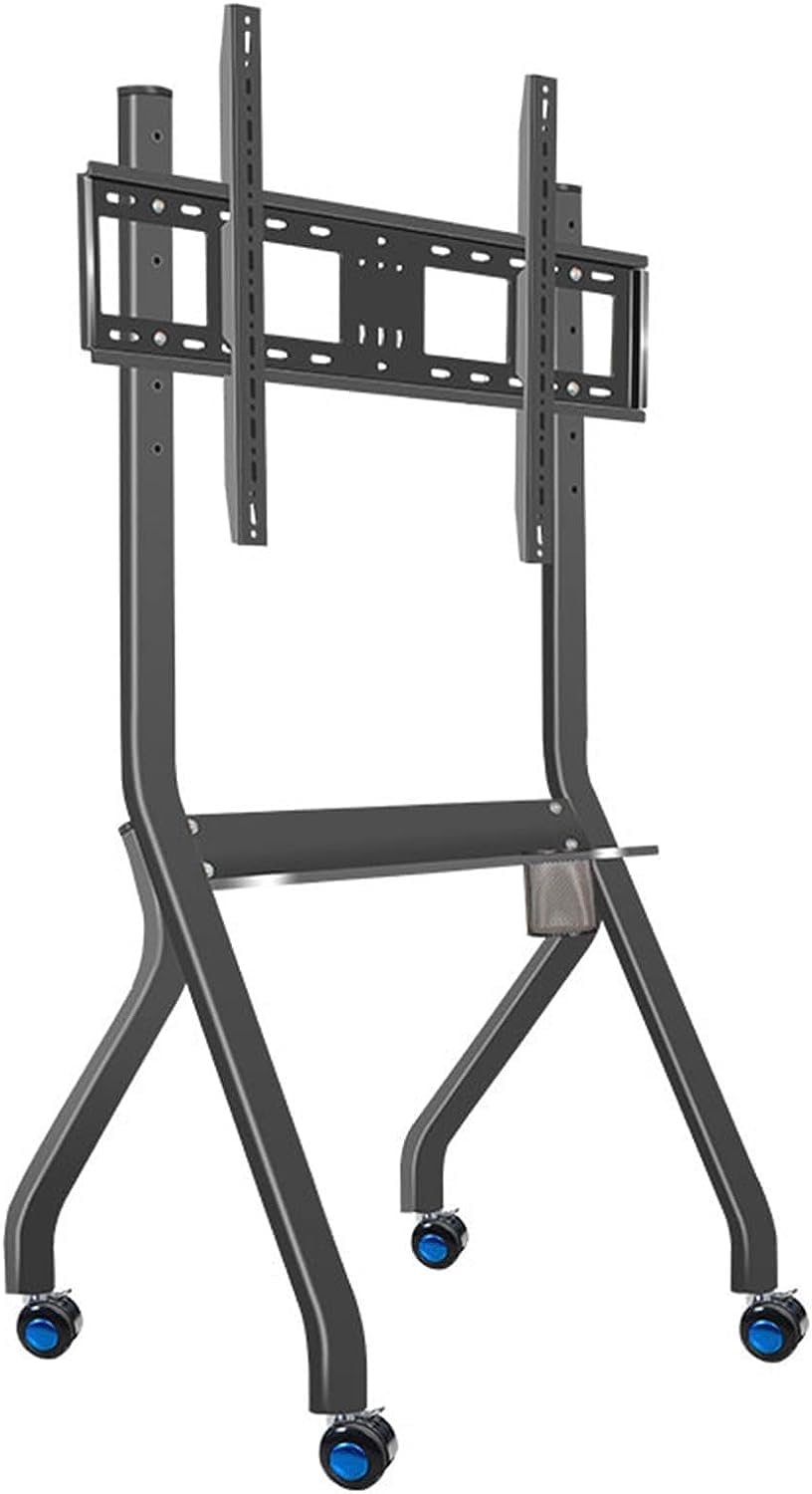 OLSKFUH Mobile Tv Stand, Rolling Tv Stand, Mobile Tv Cart, Tv Stand Home Floor-To-Ceiling Mobile Tvs Stand Office Conference Room 65/75/85/98 Inch,