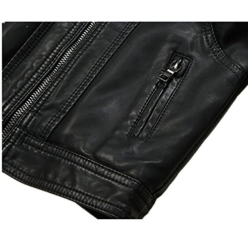 LJYH Boys Winter Pu Leather Jackets Children Velvet Motorcycle Thicken Coats4