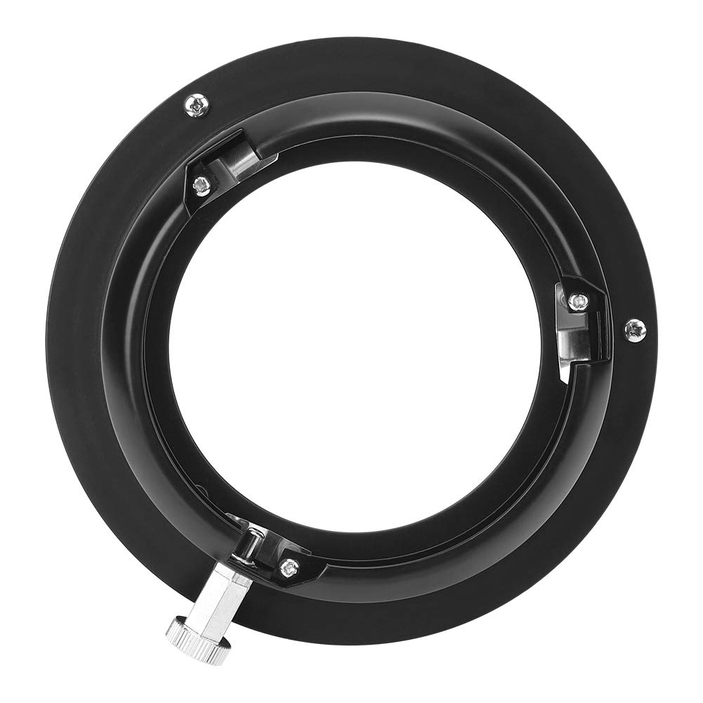Walfront Anillo adaptador de aleación para la montura Elinchrom a la montura Bowens para luz de flash Softbox