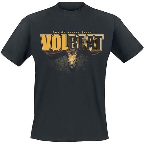 Photo de Volbeat God of Angels Trust Homme T-Shirt Manches Courtes Noir L 100% Coton Regular/Coupe Standard