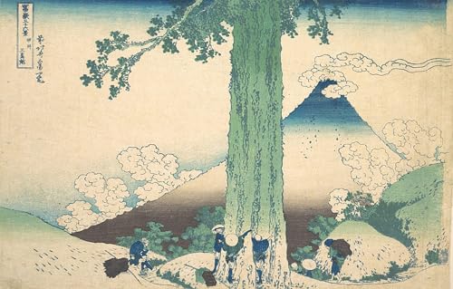 Lienzo impreso Passo Mishima de Hokusai, cuadro decorativo para pared de 60x90cm