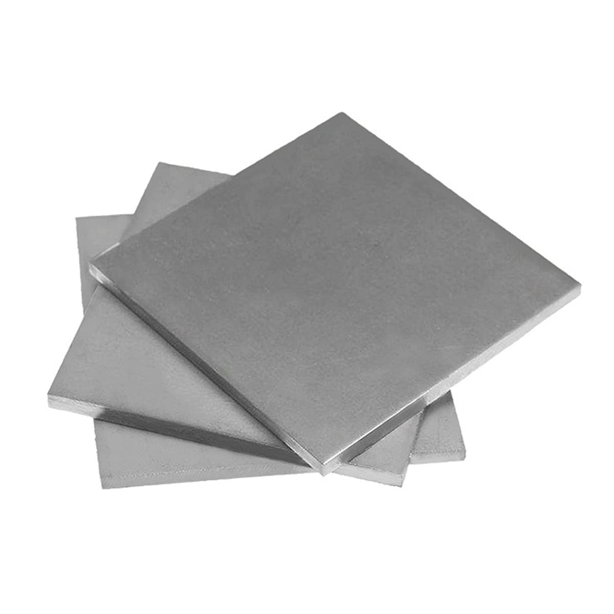 Plaque De Titane Titane Plaque Feuille TA2 Adaptée Au Travail des Métaux 4 pièces,100mmx100mmx0.6mm