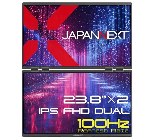 Amazon.co.jp: JAPANNEXT 23.8インチ IPSパネルx2搭載 フルHD