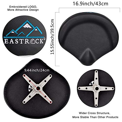 image for EastRock Universal Motorcycle Style Drum Throne,Padded Drum Seat Rotat