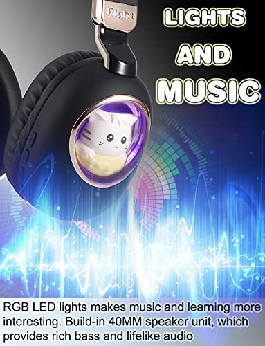 Casque Audio Enfant,Ecouteurs sans Fil avec Microphone pour Enfants,Lumières LED Casque et Ecouteurs Bluetooth sans Fil… - Les Beatles, Paul McCartney, John Lennon, RIngo Starr, George Harrison Casque Audio Enfant,Ecouteurs sans Fil avec Microphone pour Enfants,Lumières LED Casque et Ecouteurs Bluetooth sans Fil… – Image 3