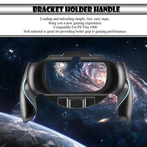 Jullynice — Capa de mão com suporte para joypad confortável antiderrapante para Sony PSv1000 Psvita