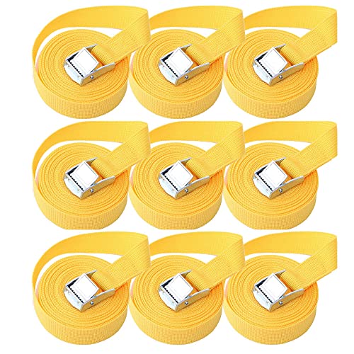 MOANKE Zurrgurt mit Ratschenspanner, Gurt zur Befestigung für Gepäcktasche/Campingausrüstung, Spanngurte für Zugkraft…