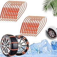 Chaînes à Neige, Chaînes De Pneu à Neige Antidérapantes, Chaînes Antidérapantes Réglables, Chaînes à Neige Pour Pneus De Voiture, SUV, Camions (lot De 6 Largeur 165-275 Mm) (couleur : Noir, Taille