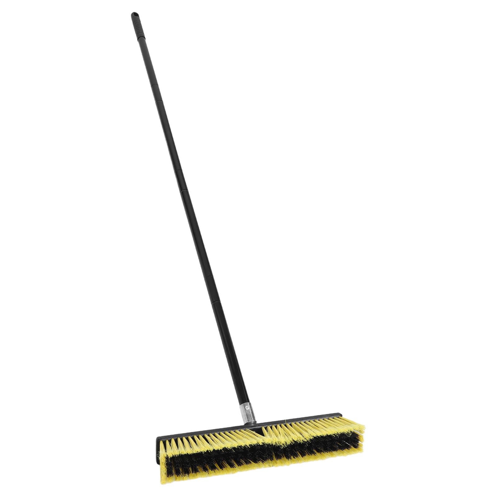 Scopa a Spinta Manico, 80cm, Pp, per Pulizia di Cemento e Pavimenti Esterni, Rimuove Polvere, Foglie e Detriti in Giardino e Cortile