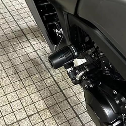 ZEXDDI passen für CB 750 CB750 Hornet 2024 CB 1000 CB1000 Hornet SP 2025 CNC Motorrad Rahmen Schieber Crash Protector Pad Fallschutz Hornet 750 1000 sp (Schwarz)