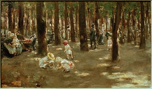 Tableau Toile Max Liebermann Tiergarten Berlin 60x90cm SERENDIPITP Affiches