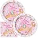 Princess Themed Birthday Party Plates and Napkins (Serves 16)