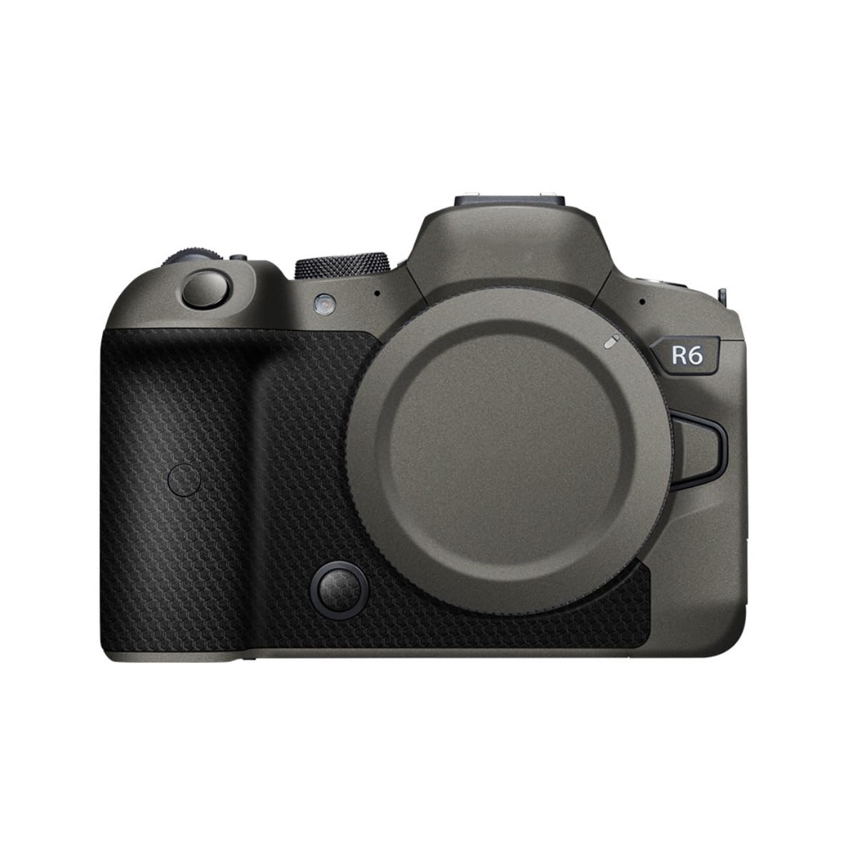 Anti-Scratch Anti-Wear Camera Skin Cover Protector Film for Canon EOS R6 Camera Body Protective Decoration Sticker -Dark Golden Gray