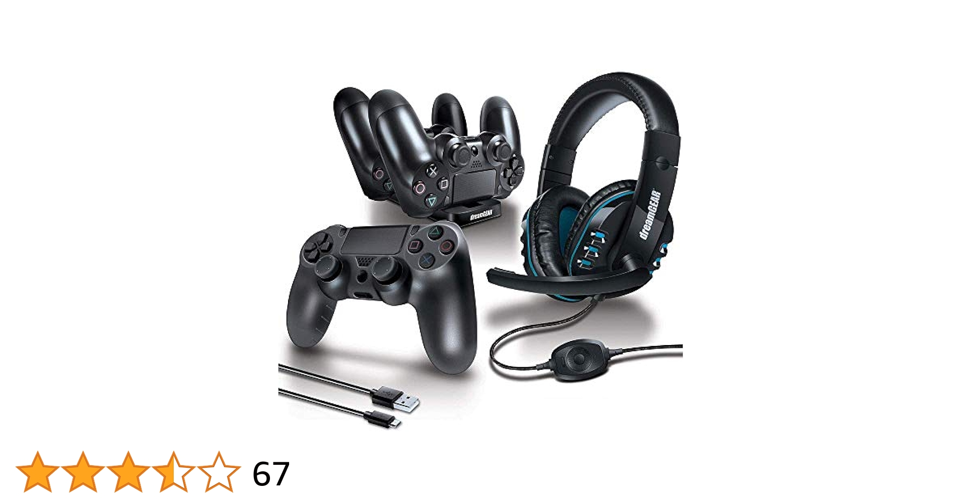 Amazon | dreamGEAR PS4用 6 in 1 ゲームキット ブラック