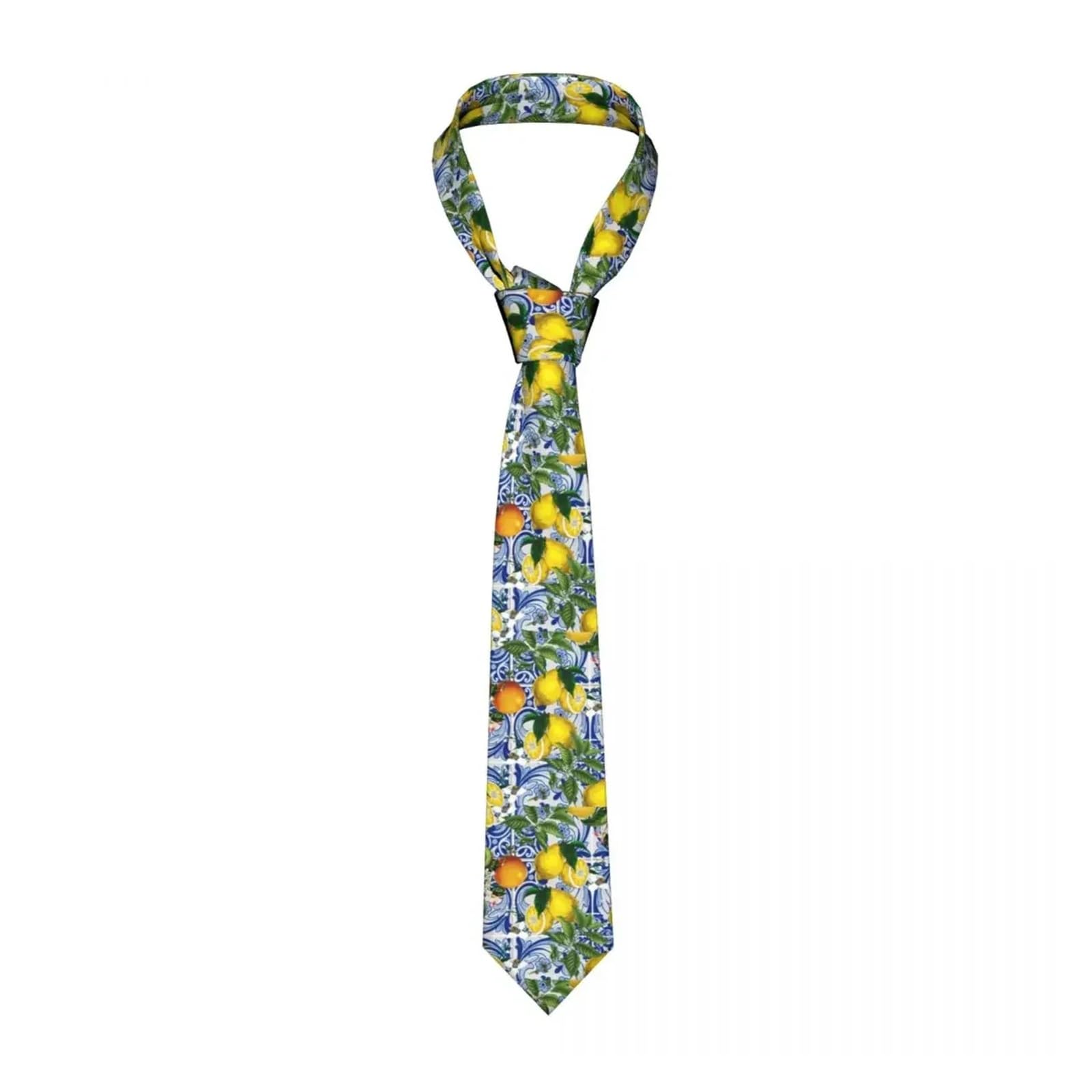 Corbatas Para Hombre Corbata romántica de azulejos for hombre, corbata seda con pintura for negocios Boda